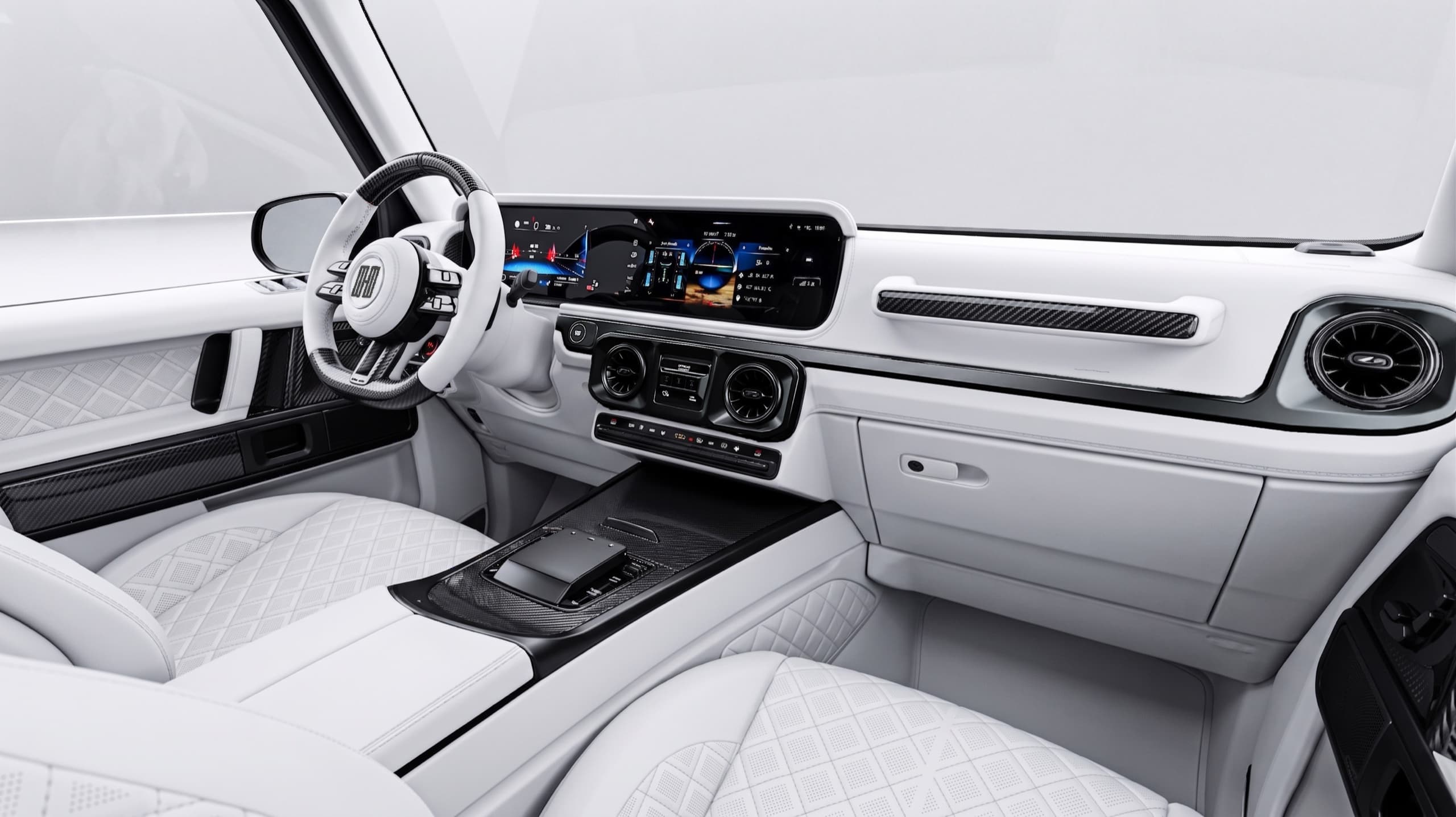 Obsidienne Blanche - interior, dashboard